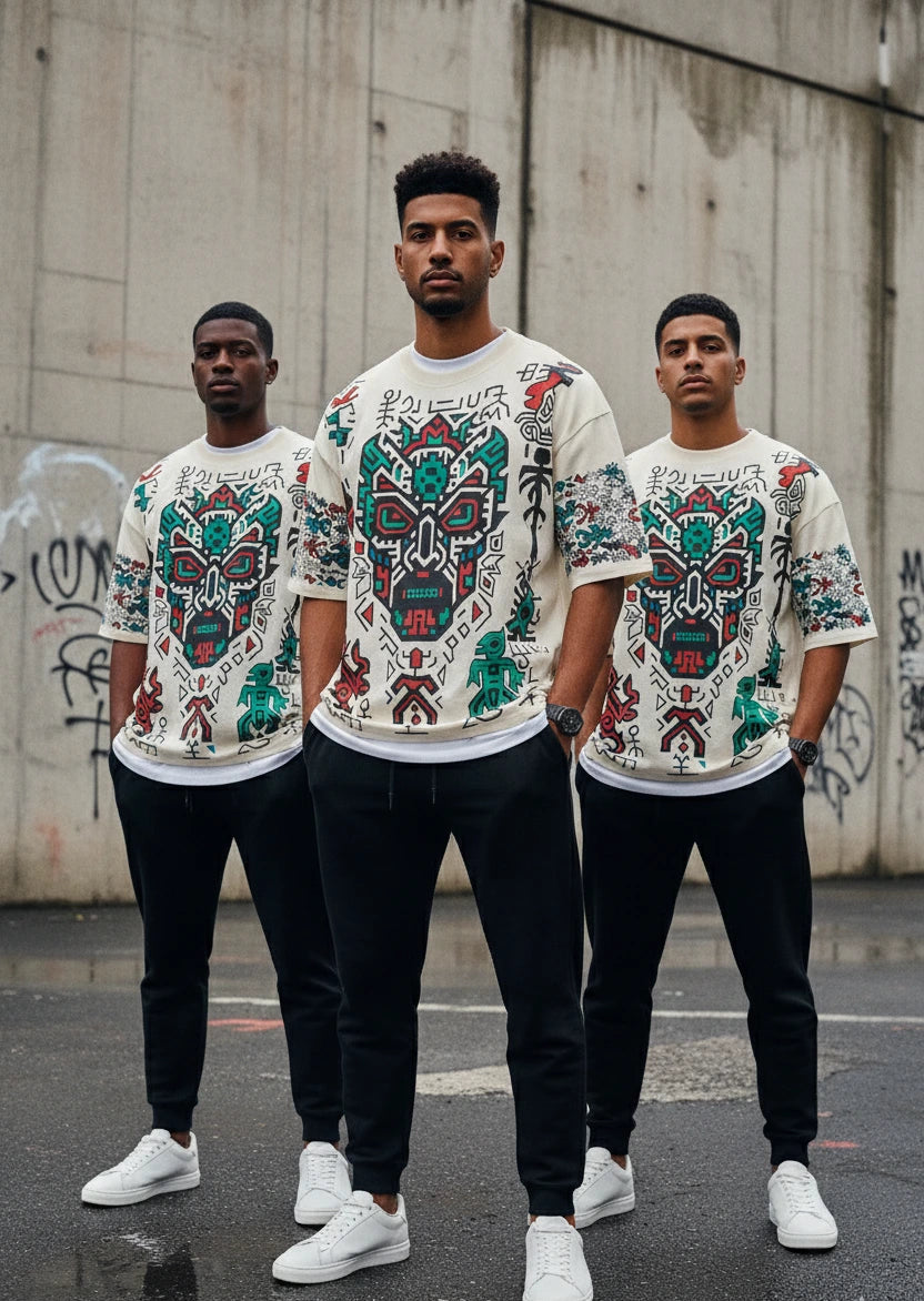 "TOTEM.FURY" The gods had symbols. You wear the storm. Oversized Tshirt