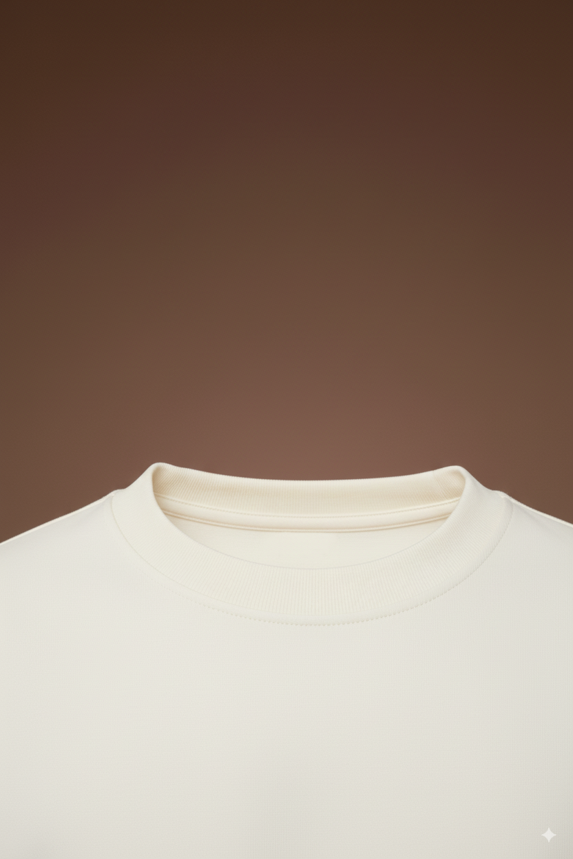 Ivory Mist - Solid Oversized T-shirt | VILDLIFE