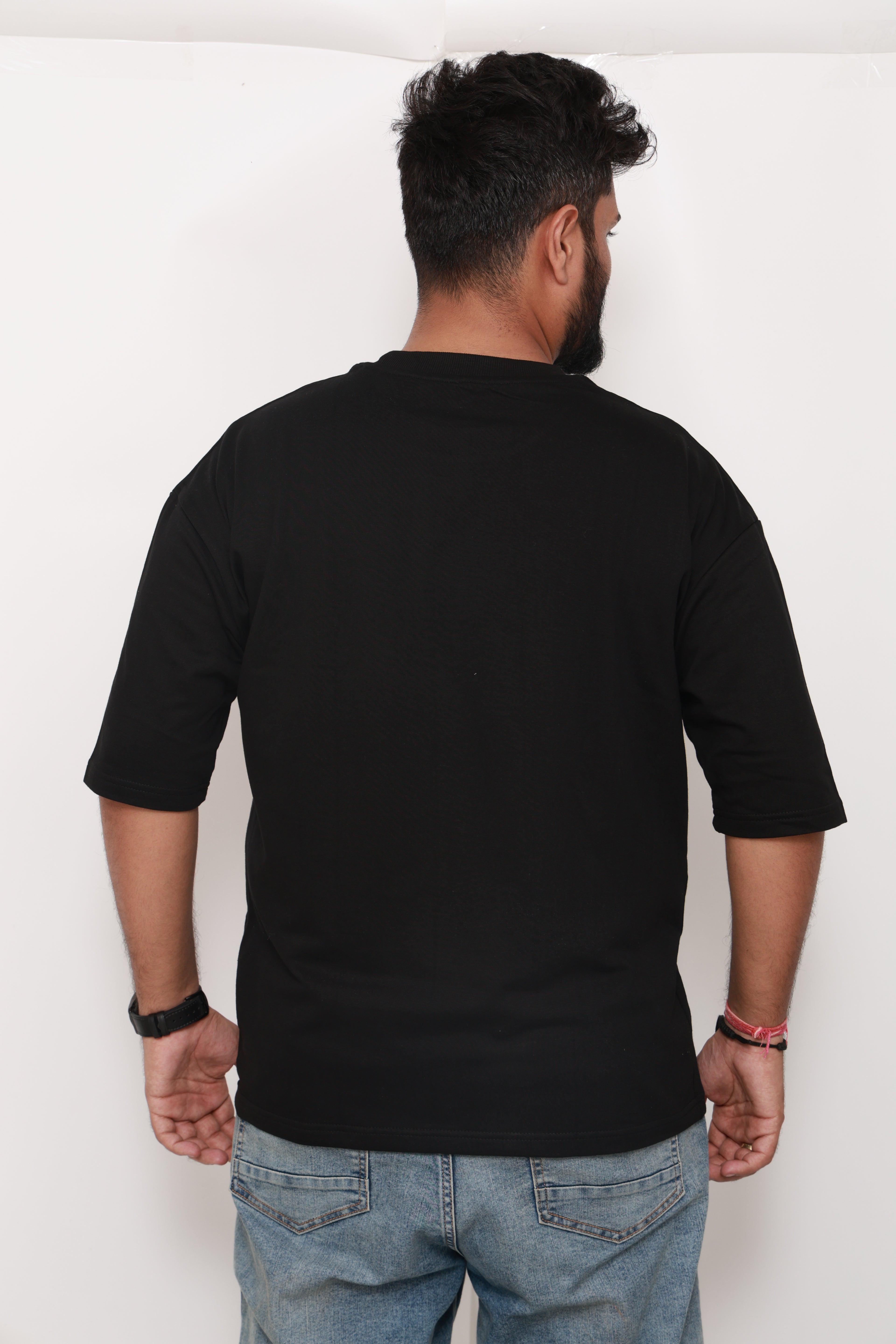 Midnight Black - Solid Oversized T-shirt | VILDLIFE