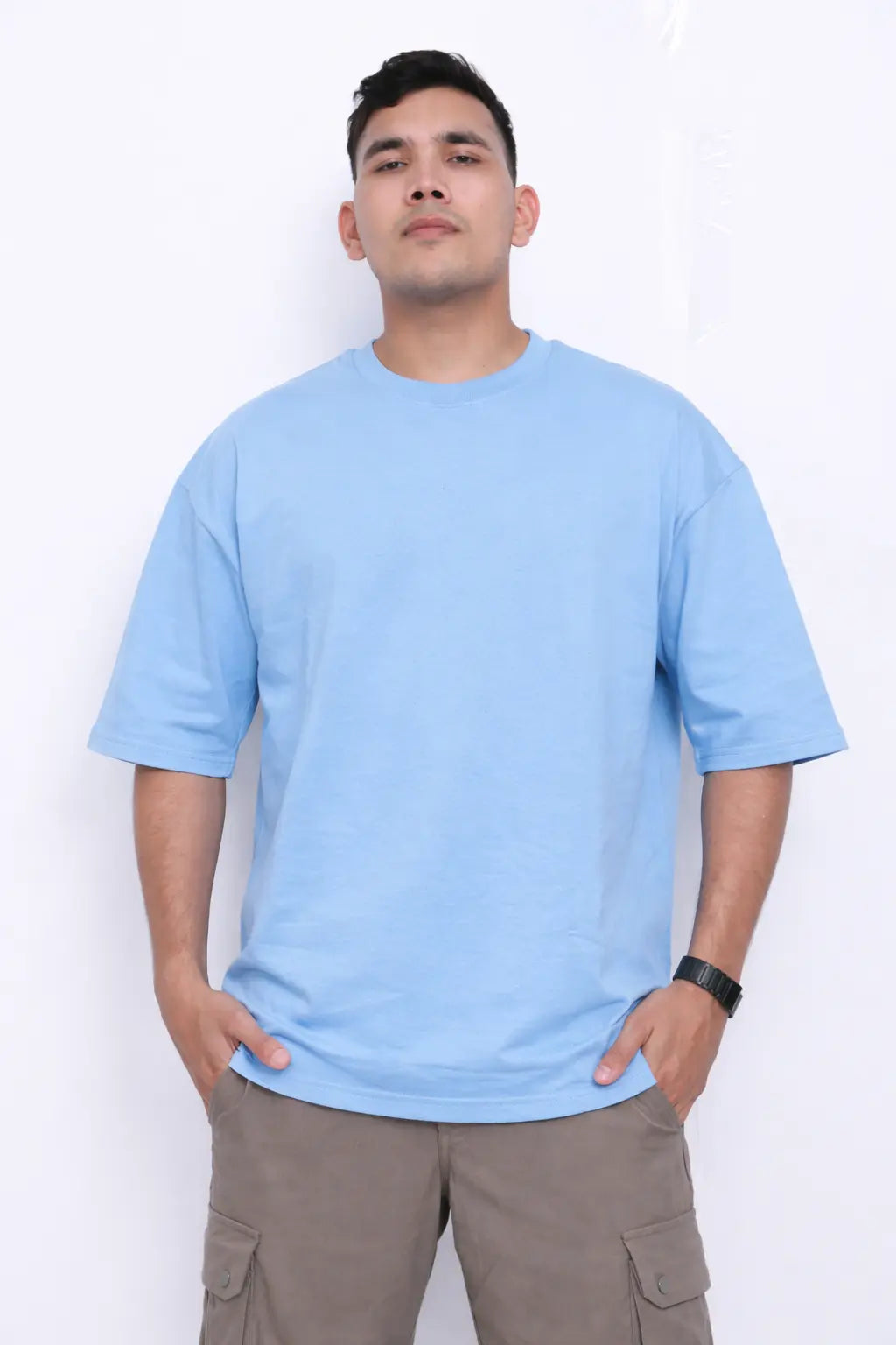 Ocean Blue - Solid Oversized T-shirt | VILDLIFE