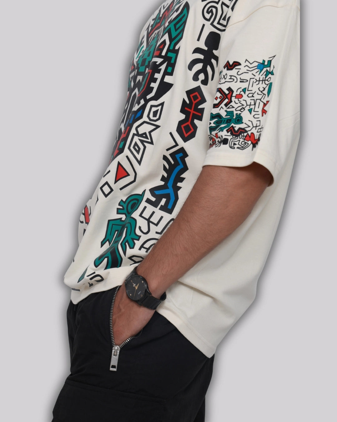 "TOTEM.FURY" The gods had symbols. You wear the storm. Oversized Tshirt