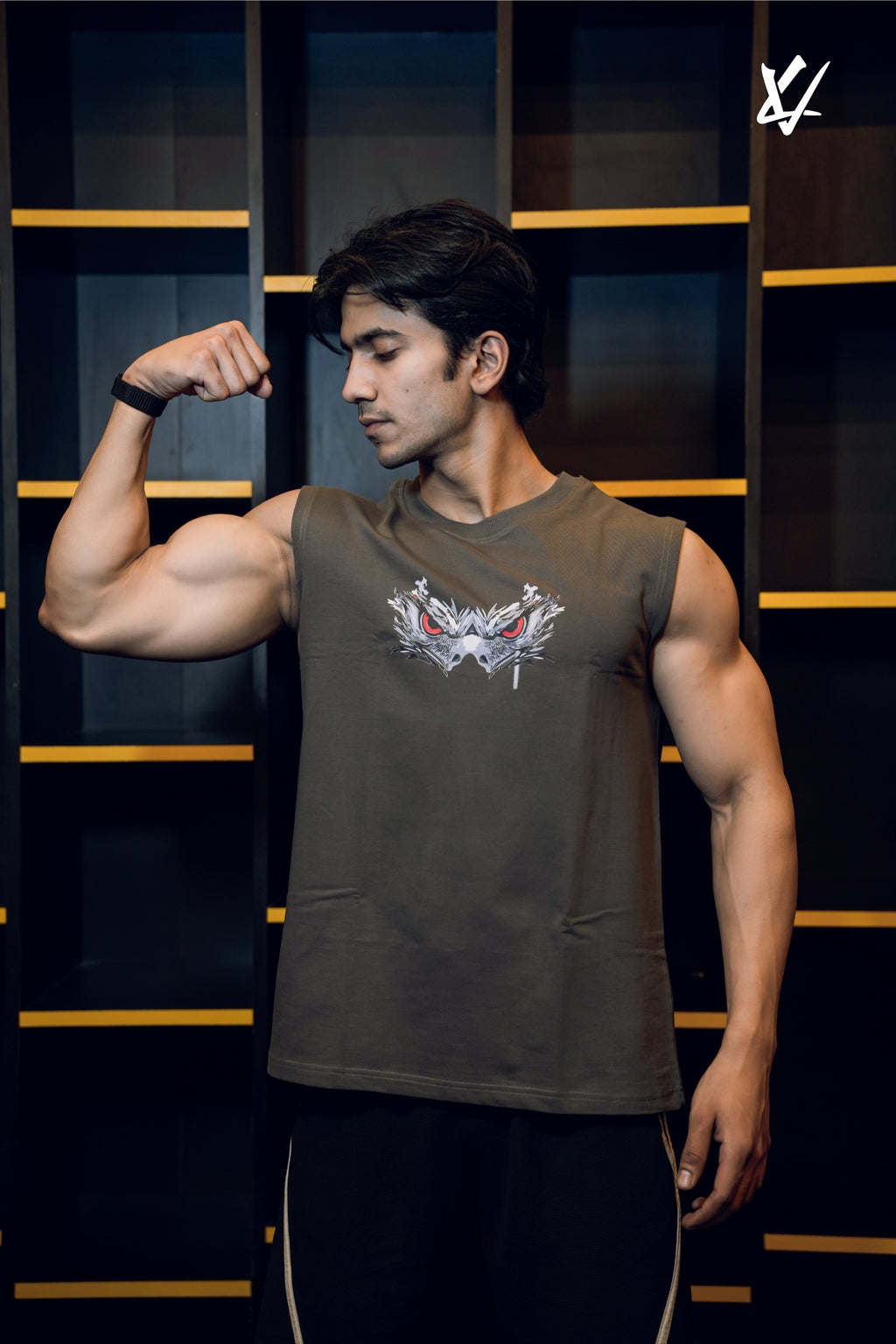 VildLife “Deep Focus” Gym Vest – Raw Intent Sleeveless Workout Tank