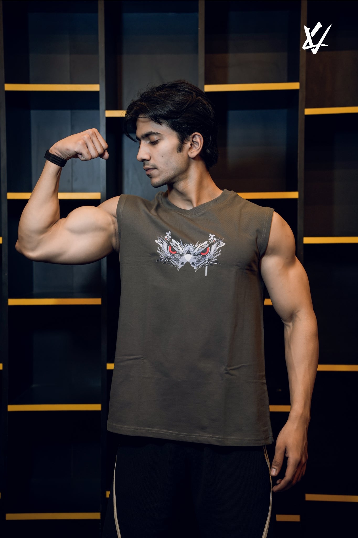 VildLife “Deep Focus” Gym Vest – Raw Intent Sleeveless Workout Tank