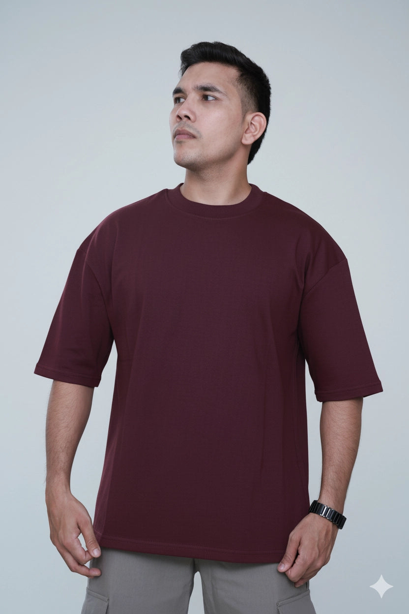 Vintage Wine Solid - Oversized T-shirt | VILDLIFE
