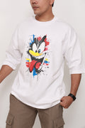 Insane AF – Cartoon Chaos Oversized Tee