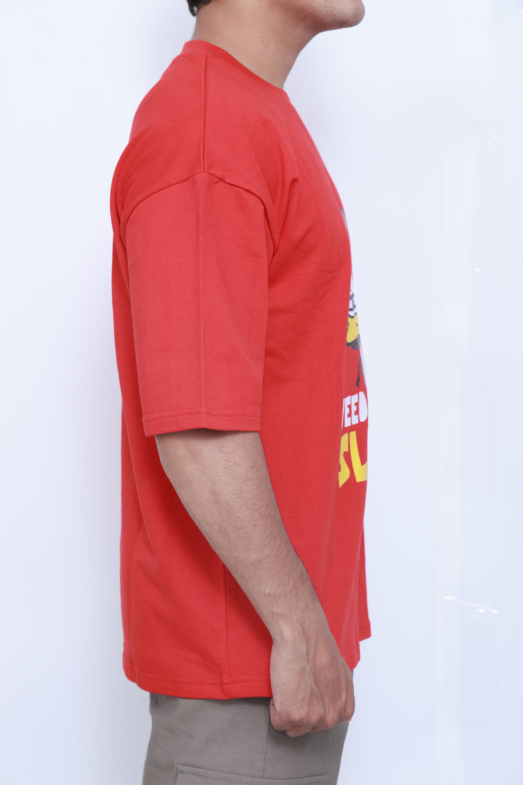 "Need More Sleep" — Oversized Graphic Red Tee | Vildlife