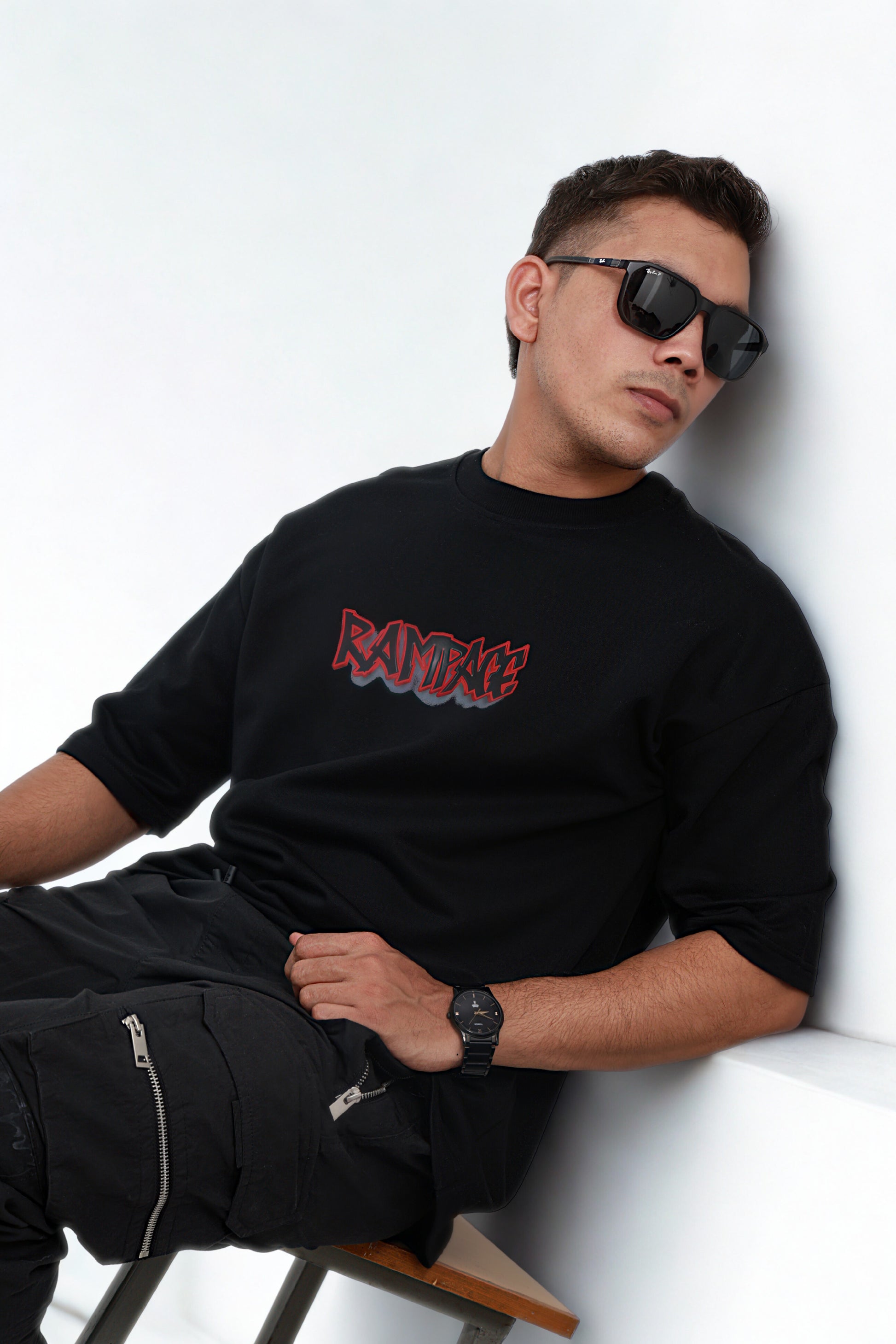 Rampage Mode: Activated – Oversized Graphic Tee