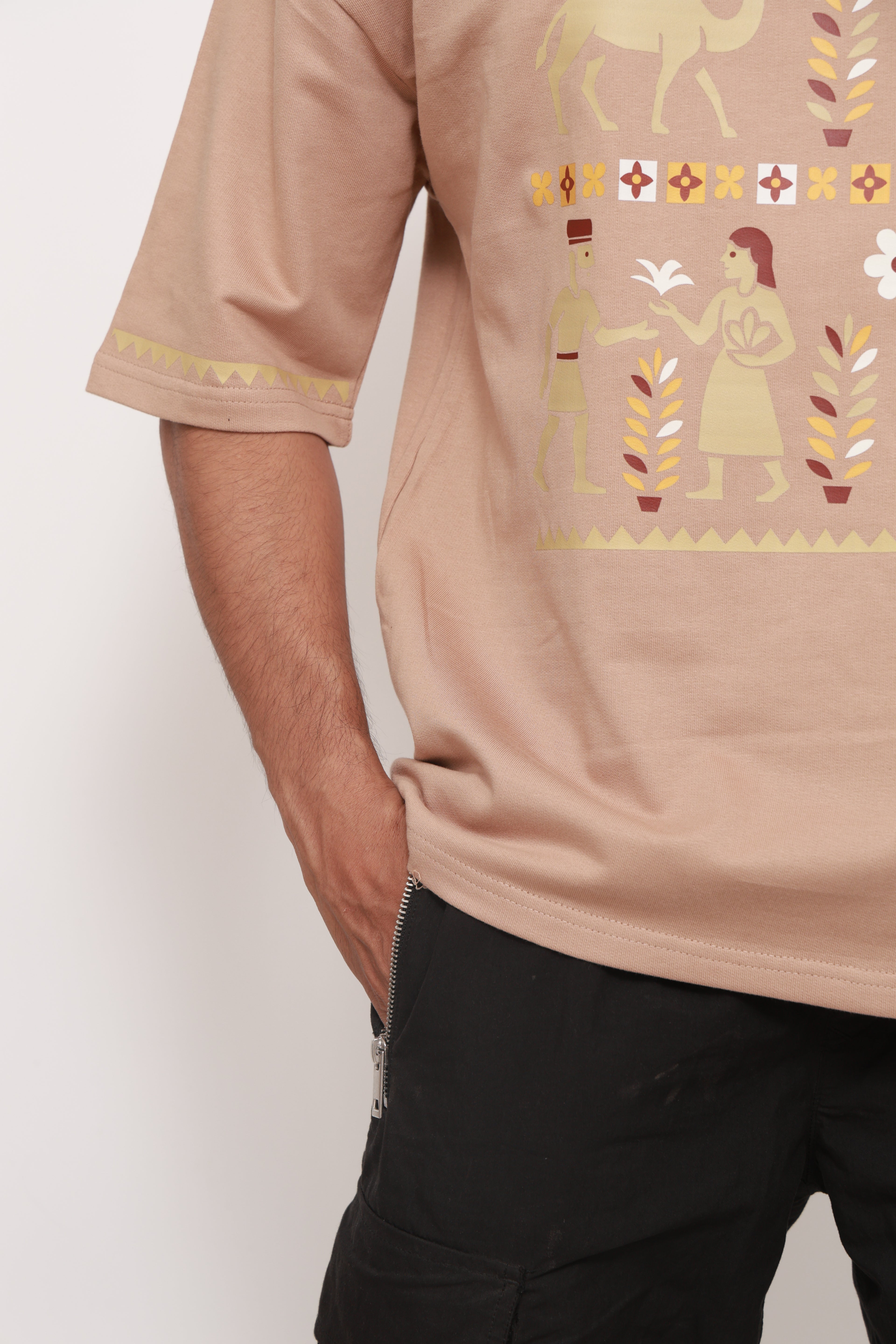 Sands of Story – The Tribal Desert Chronicles  Oversized Tee| VildLife