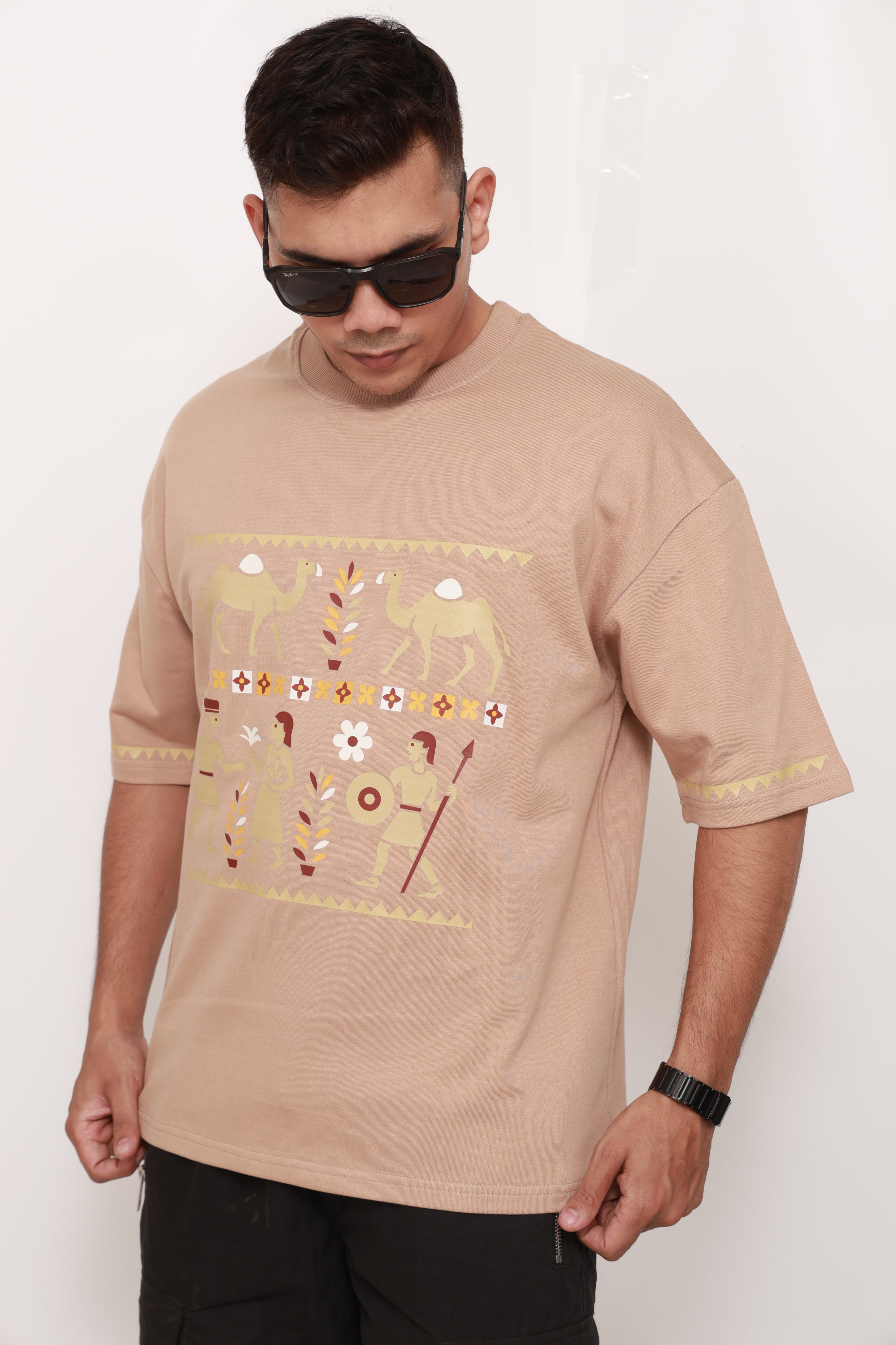 Sands of Story – The Tribal Desert Chronicles  Oversized Tee| VildLife