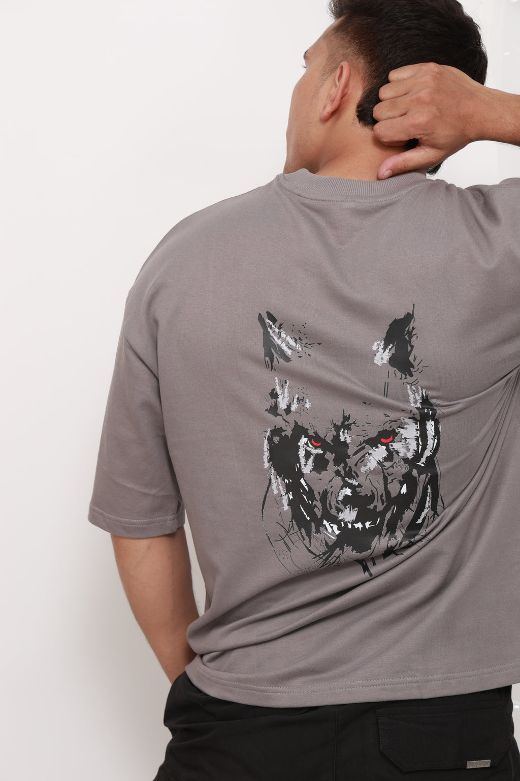 “The Wolf’s Creed” – Oversized Tee | Instinct Over Noise Edition