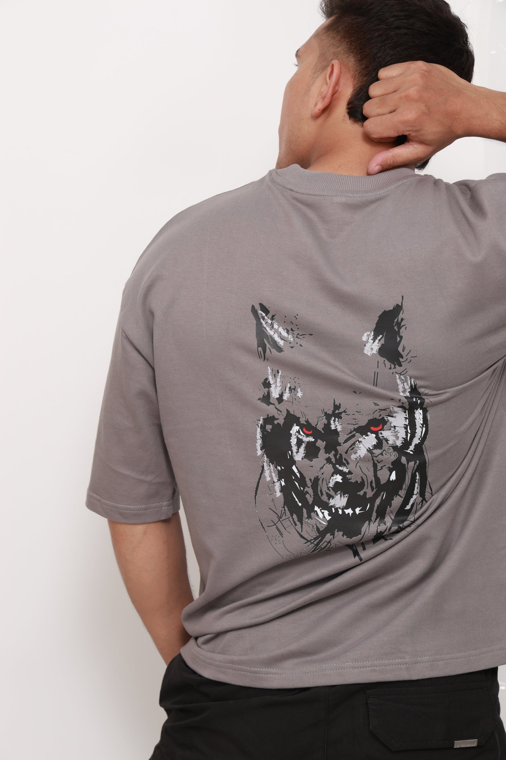 “The Wolf’s Creed” – Oversized Tee | Instinct Over Noise Edition