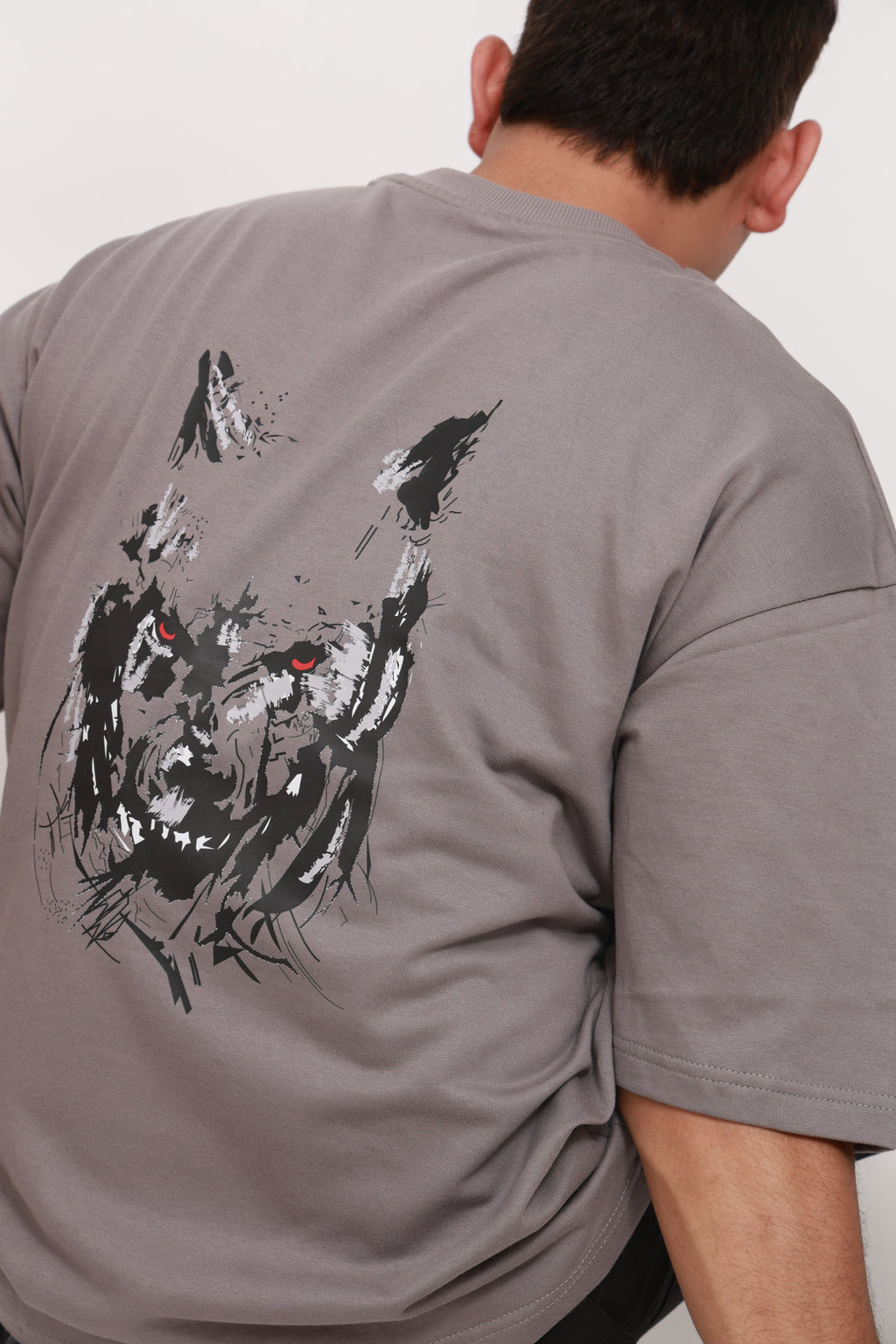 “The Wolf’s Creed” – Oversized Tee | Instinct Over Noise Edition