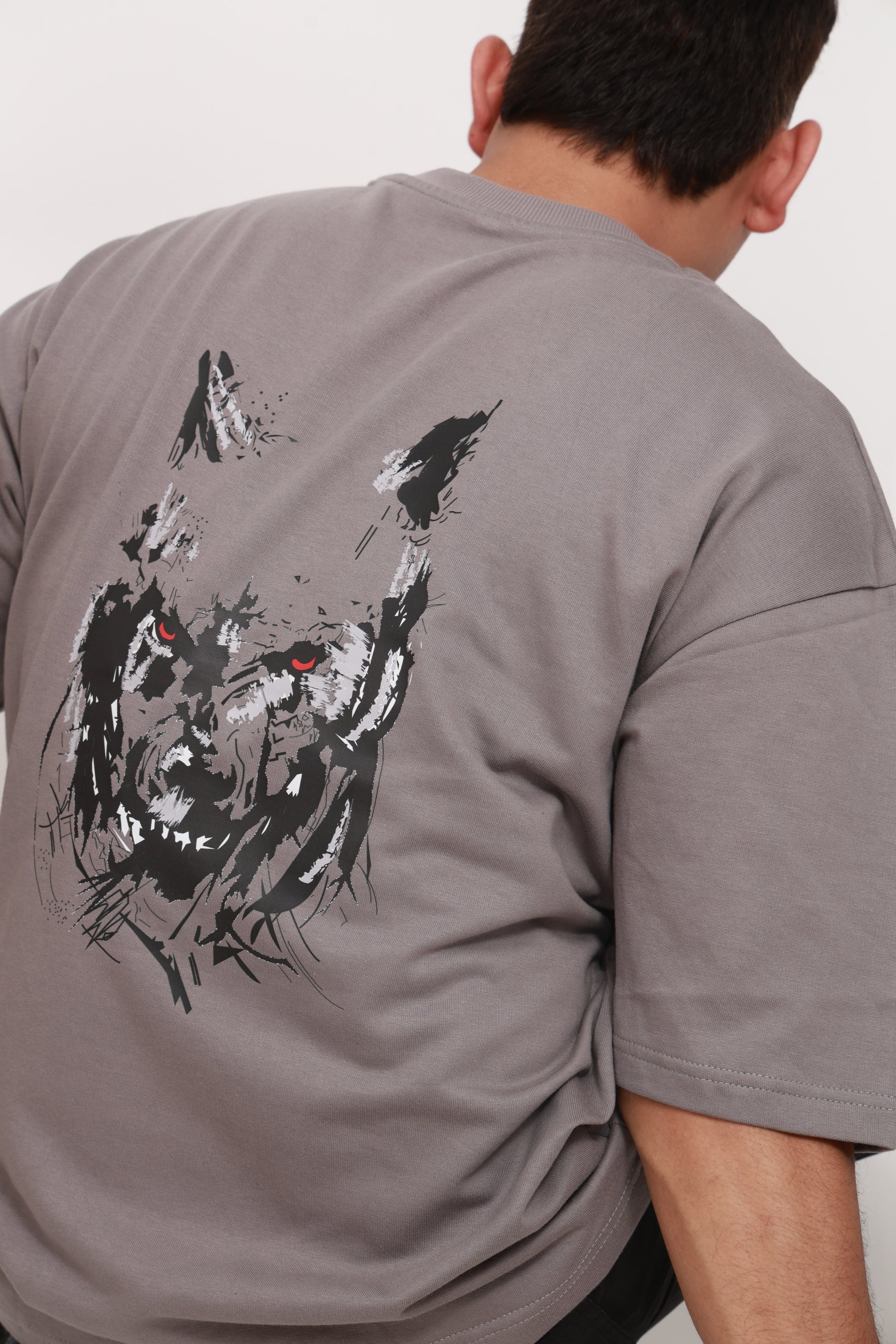 “The Wolf’s Creed” – Oversized Tee | Instinct Over Noise Edition