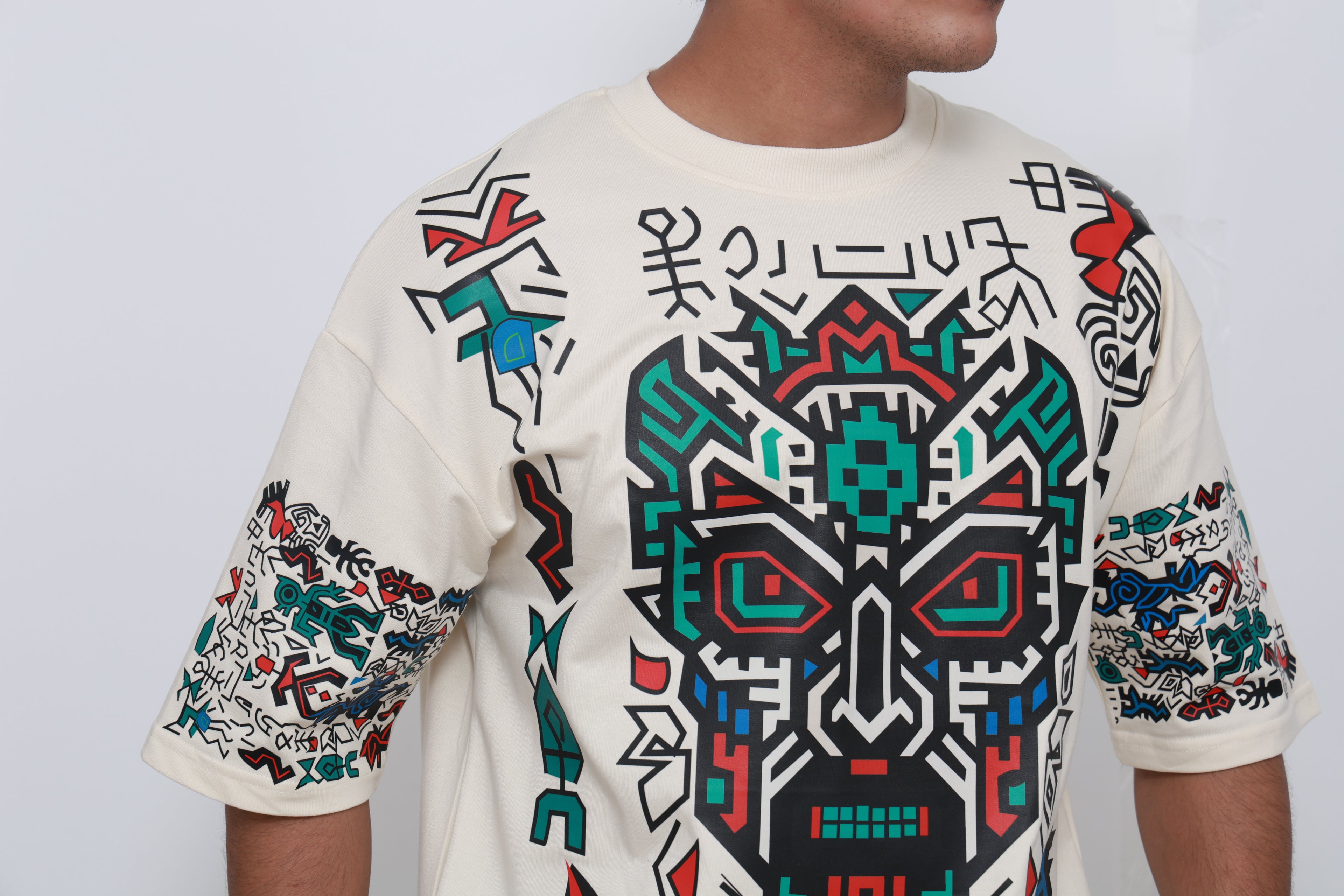 "TOTEM.FURY" The gods had symbols. You wear the storm. Oversized Tshirt