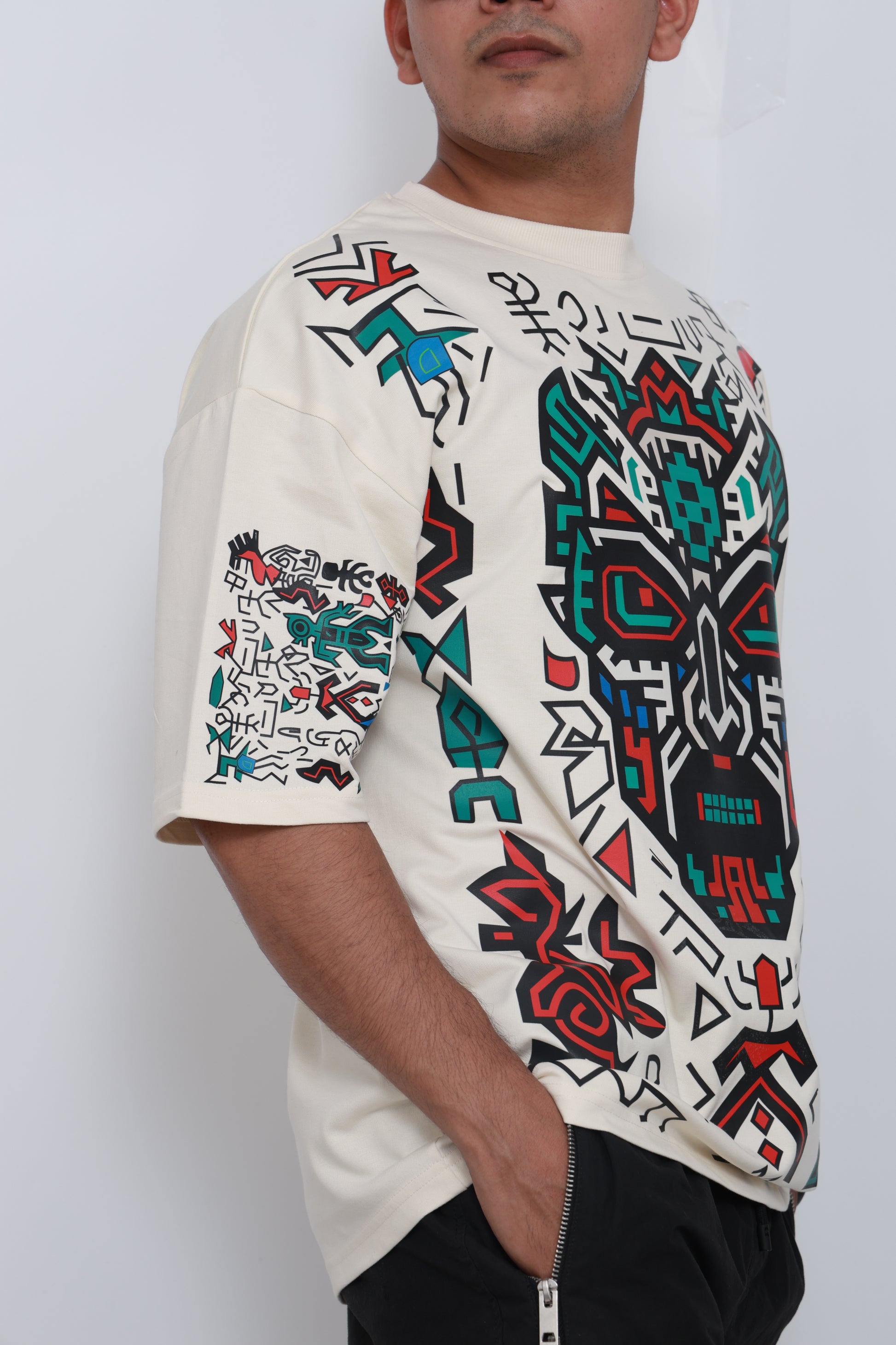 "TOTEM.FURY" The gods had symbols. You wear the storm. Oversized Tshirt