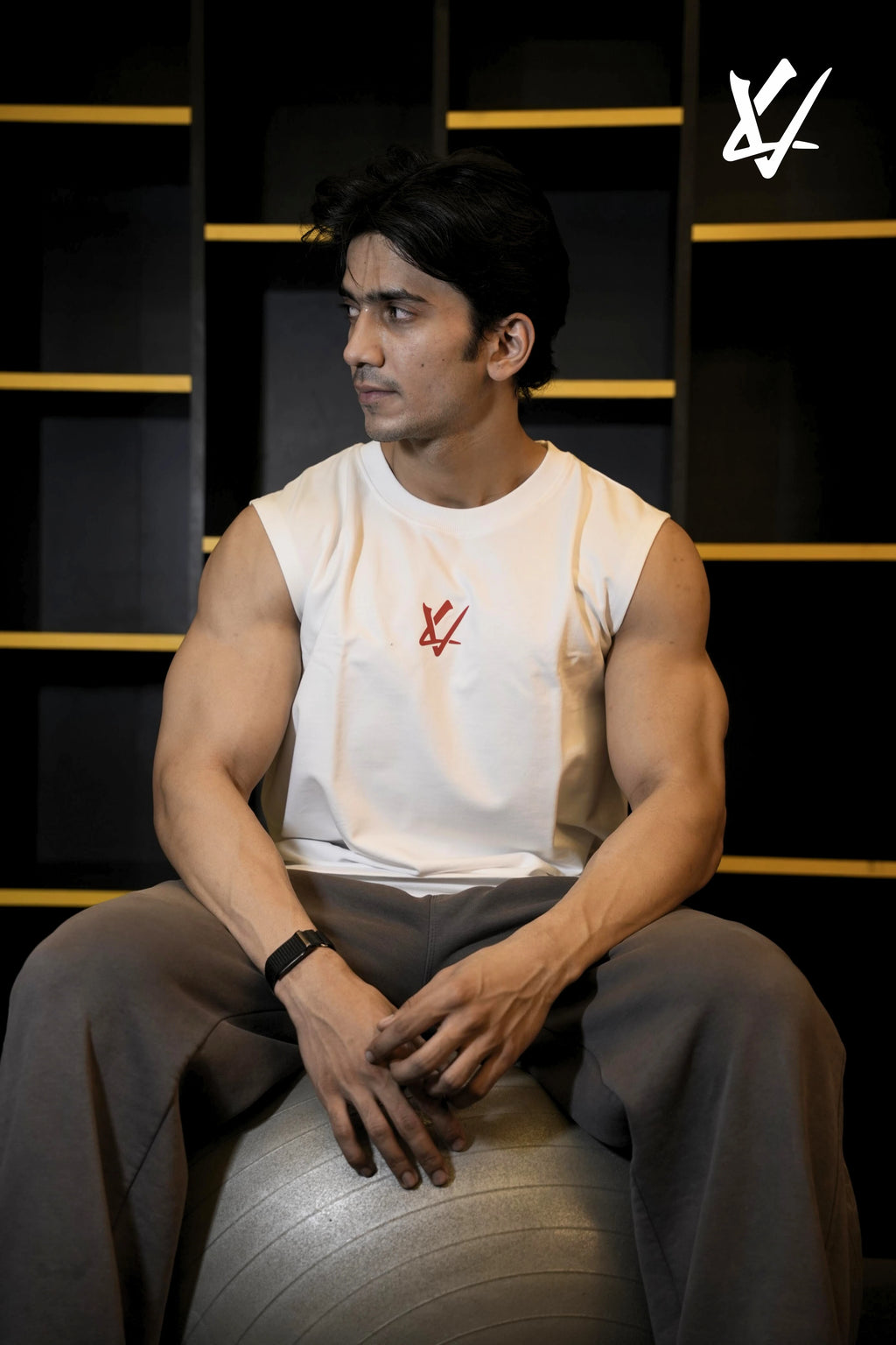 VildLife Back Statement Gym Vest – Sleeveless Oversized Tank Top